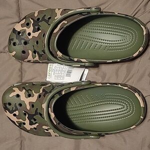 Crocs mens size 11 camo
